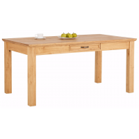 Mesa de jantar 160X90 em madeira acabamento com toque acetinado em cera natural  | Coleção England